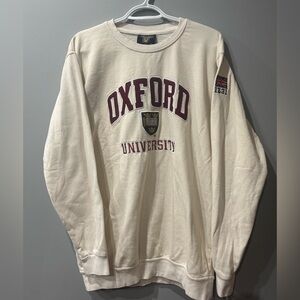 Oxford University Cream Sweater
